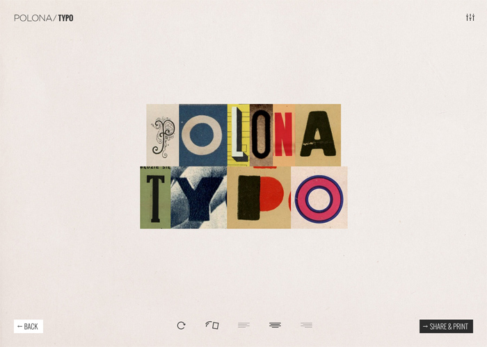 Site typo.polona.pl typography